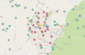 Mapa de recursos de Moralzarzal Difuminado